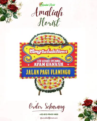 Bunga Papan Congratulation di Bandungsari